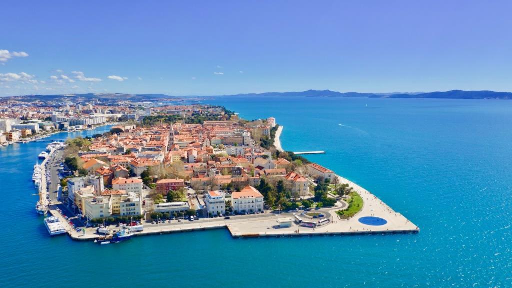 Zadar, Croatia, Drone